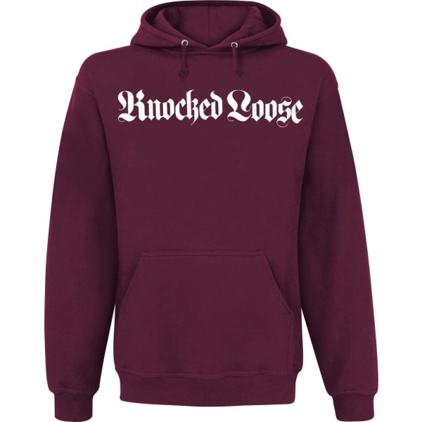 Knocked Loose Chruch Mikina s kapucí burgundská červeň - RockTime.cz