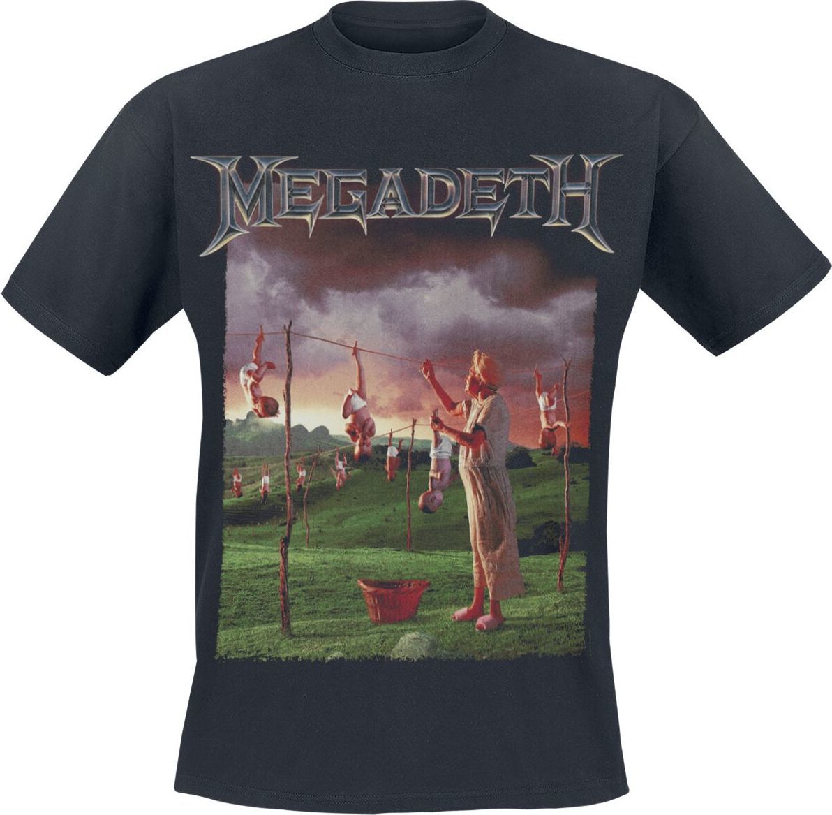 Megadeth Youthanasia Original Cover Tričko černá - RockTime.cz