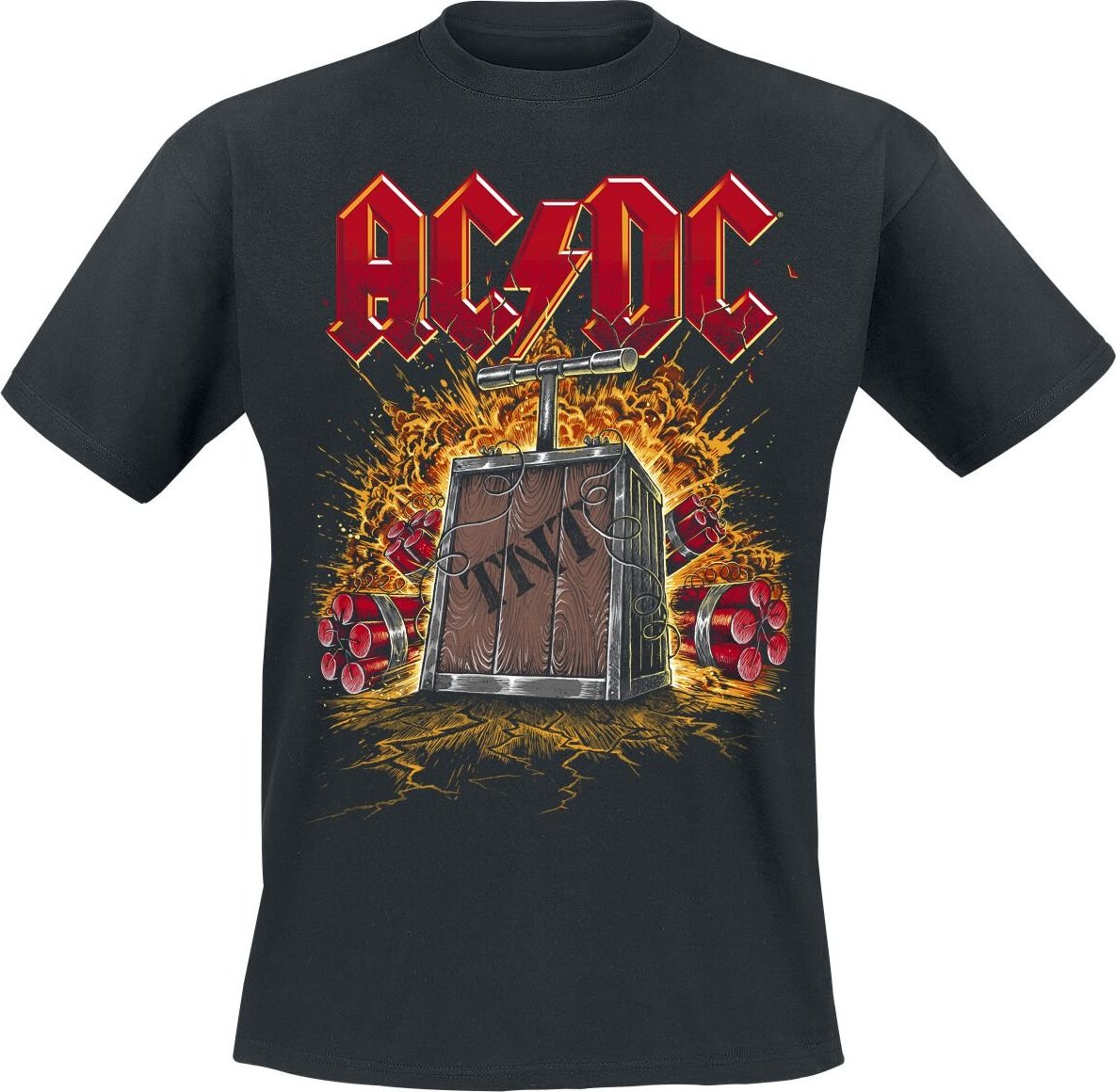 AC/DC TNT Explosion Tričko černá - RockTime.cz