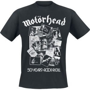 Motörhead 50 Scrapbook Photos Tričko černá - RockTime.cz