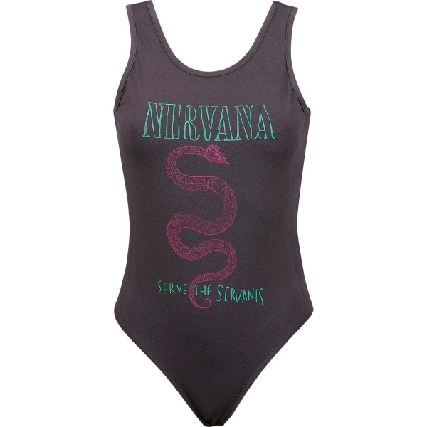 Nirvana Amplified Collection - Serve The Servents body charcoal - RockTime.cz