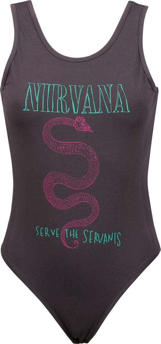 Nirvana Amplified Collection - Serve The Servents body charcoal - RockTime.cz