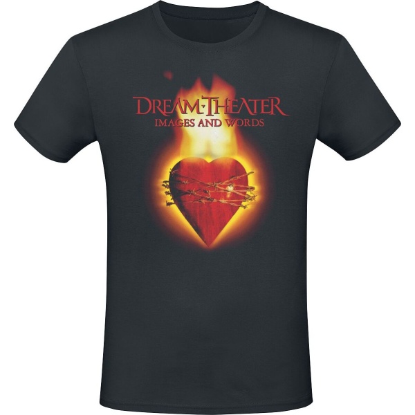 Dream Theater Images & Words - Flaming Heart Tričko černá - RockTime.cz