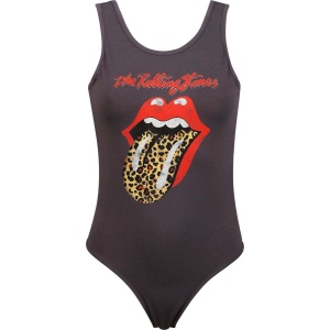 The Rolling Stones Amplified Collection - Leopard Tongue body charcoal - RockTime.cz