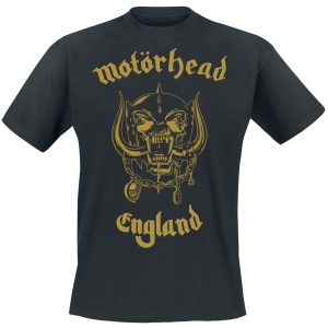 Motörhead Golden England - Everything Louder Than Everything Else Tričko černá - RockTime.cz