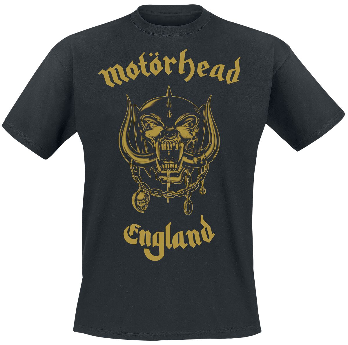 Motörhead Golden England - Everything Louder Than Everything Else Tričko černá - RockTime.cz