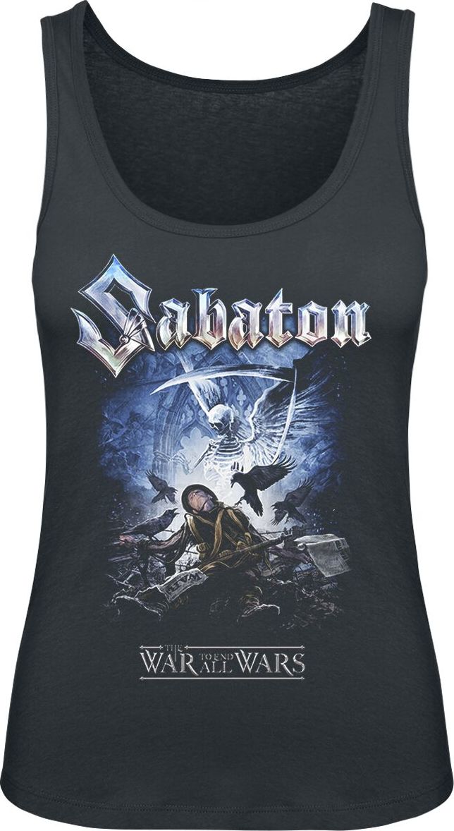 Sabaton The War To End All Wars Dámský top černá - RockTime.cz