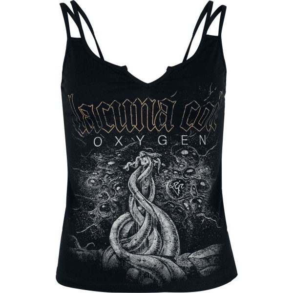 Lacuna Coil Oxygen Dámský top černá - RockTime.cz