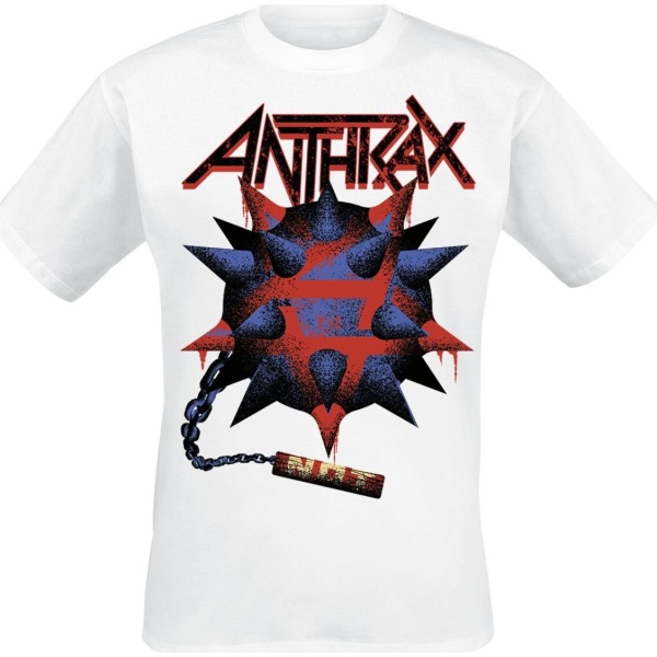 Anthrax Pentathrax Mace Tričko bílá - RockTime.cz