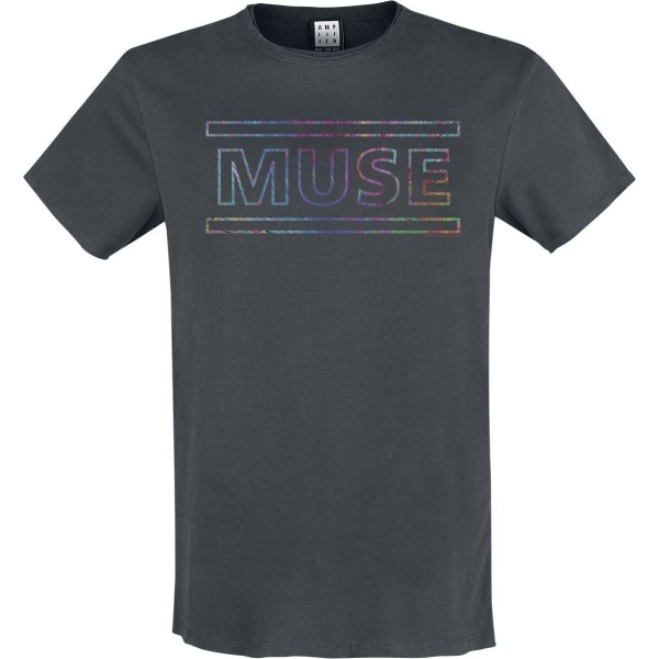 Muse Amplified Collection - Logo Tričko charcoal - RockTime.cz