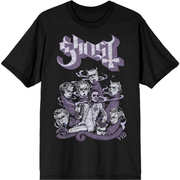 Ghost Tentacle Throne Tričko černá - RockTime.cz