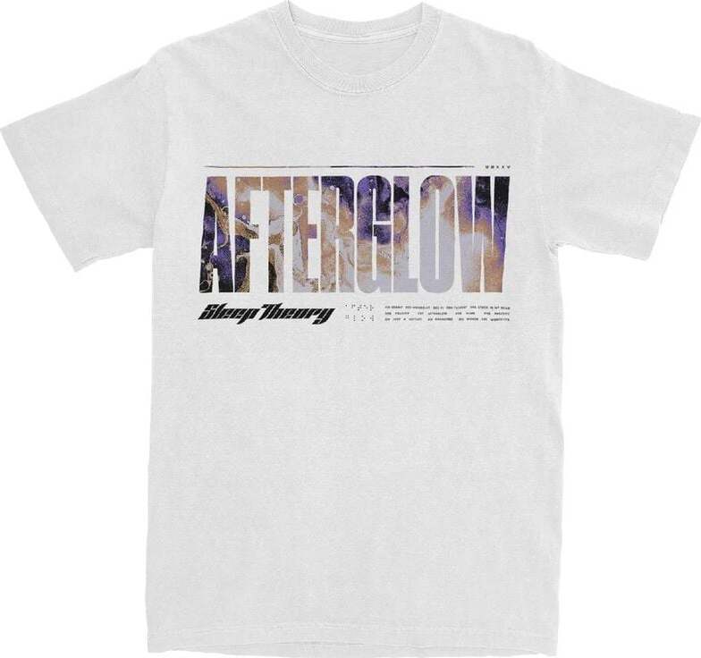 Sleep Theory Afterglow Tracklist Tričko bílá - RockTime.cz