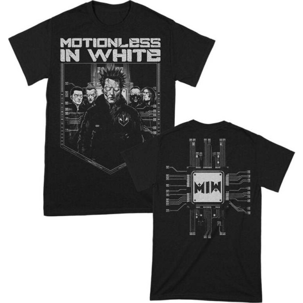 Motionless In White Paint Splatter Tričko černá - RockTime.cz