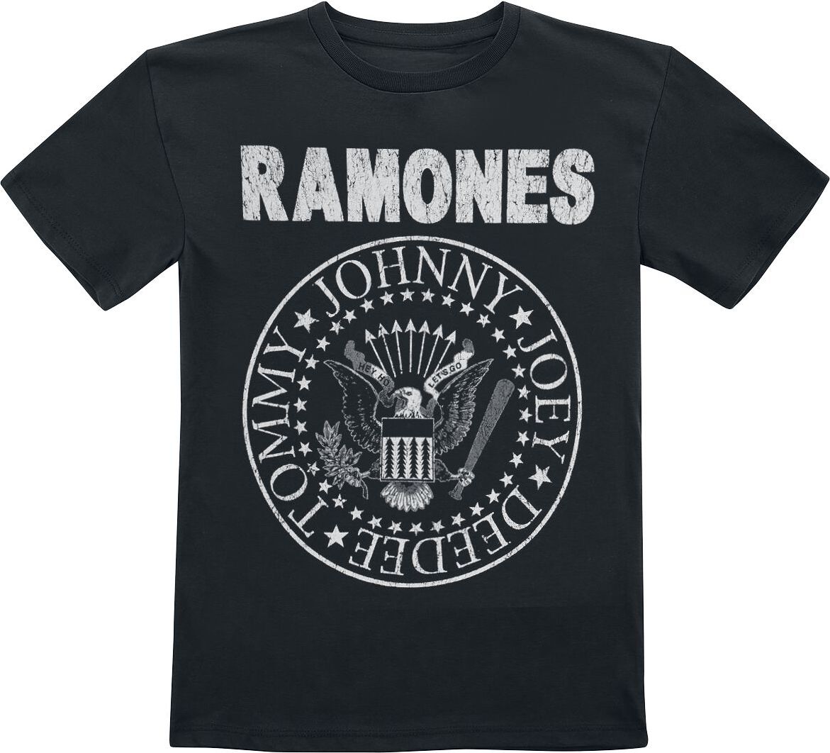 Ramones Kids - Seal Hey Ho Lets Go Backprint detské tricko černá - RockTime.cz