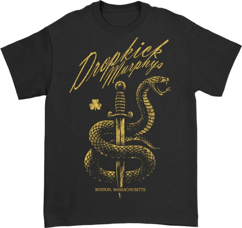Dropkick Murphys Serpent & Dagger Tričko černá - RockTime.cz