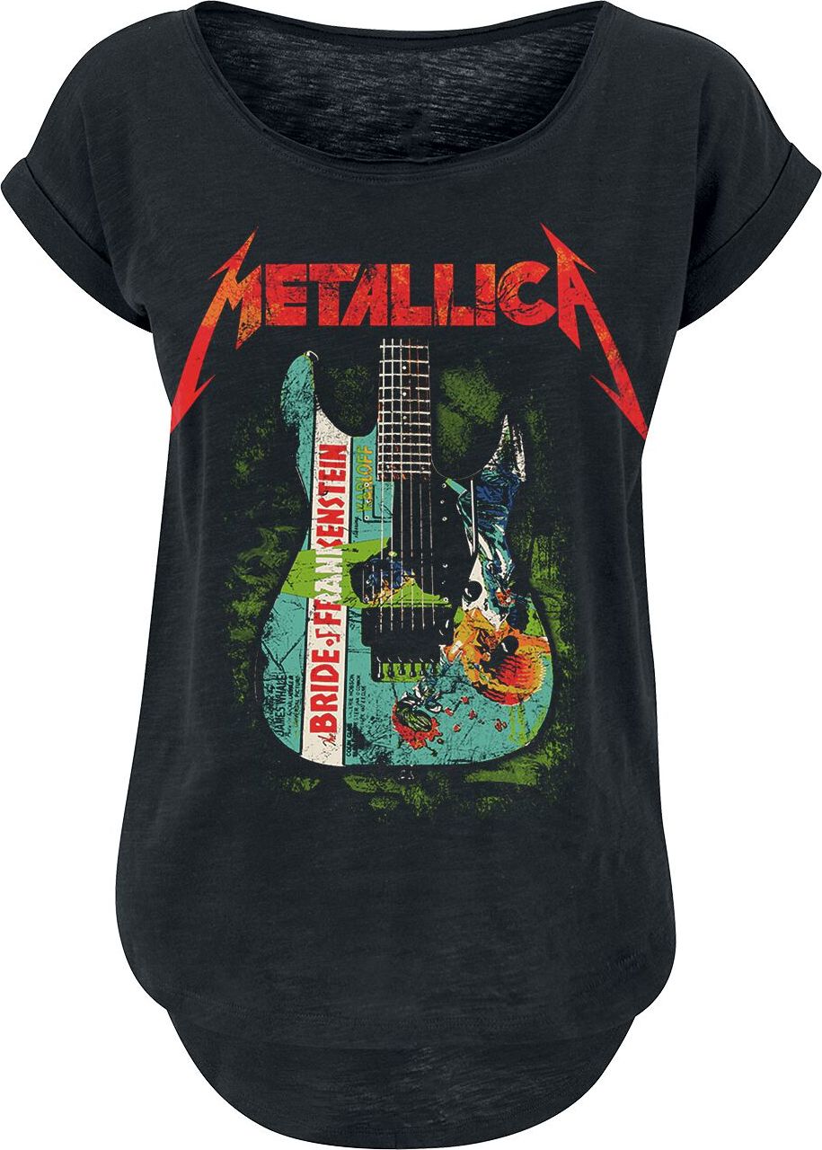 Metallica Bride Of Frankenstein Guitar Dámské tričko černá - RockTime.cz