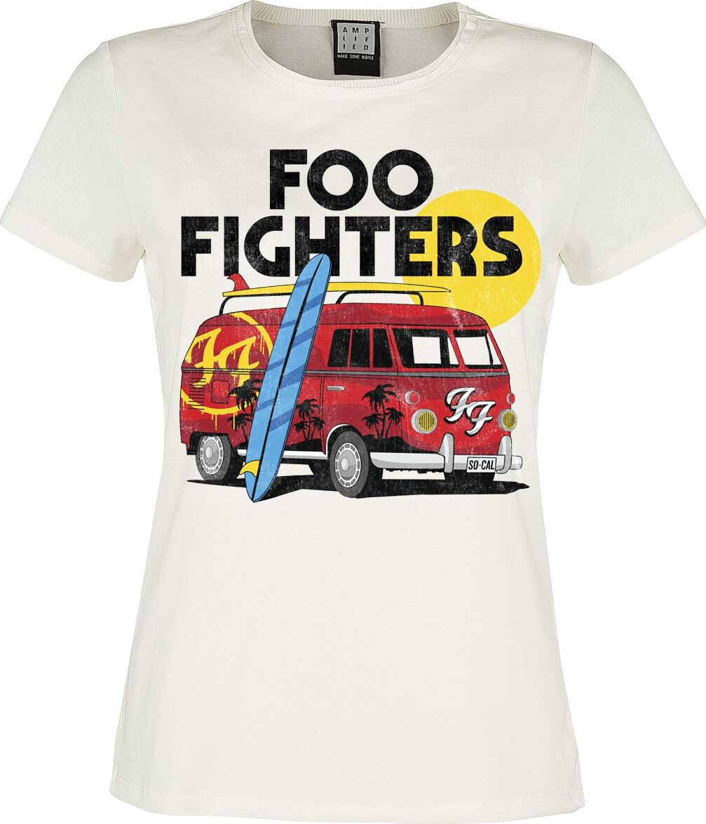 Foo Fighters Amplified Collection - Van Dámské tričko šedobílá - RockTime.cz