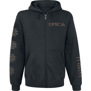 Epica Aspiral Mikina s kapucí na zip černá - RockTime.cz