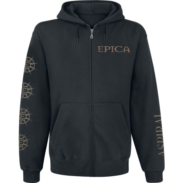 Epica Aspiral Mikina s kapucí na zip černá - RockTime.cz
