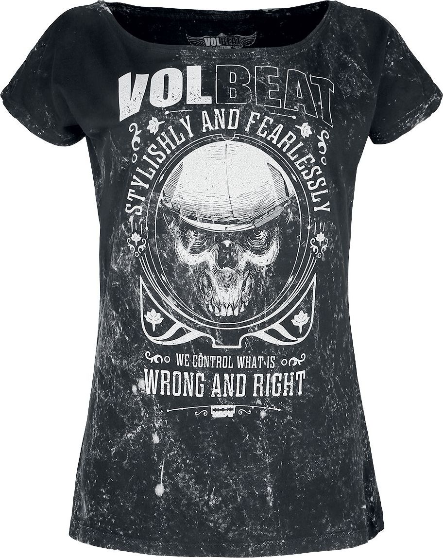 Volbeat Wrong and Right Dámské tričko charcoal - RockTime.cz