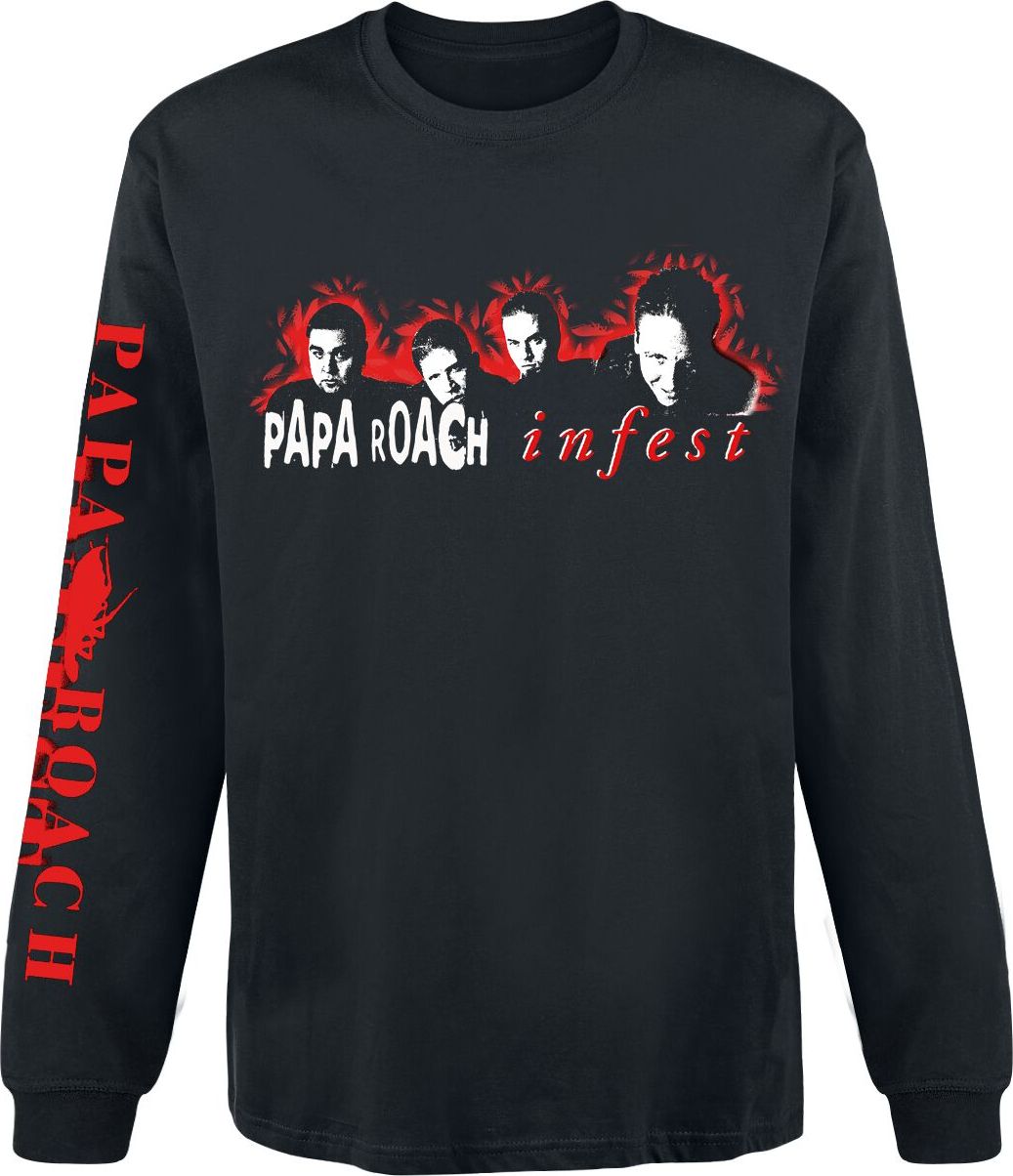 Papa Roach Infest Photo Tričko s dlouhým rukávem černá - RockTime.cz