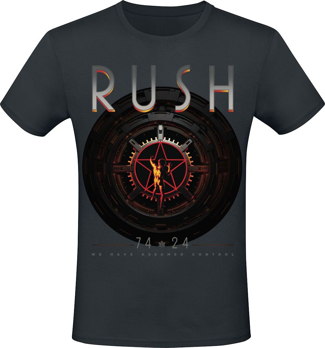 Rush Star 50th Tričko černá - RockTime.cz