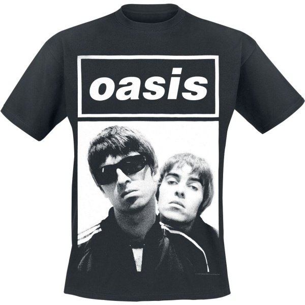 Oasis Noel & Liam Boxed Photo Tričko černá - RockTime.cz