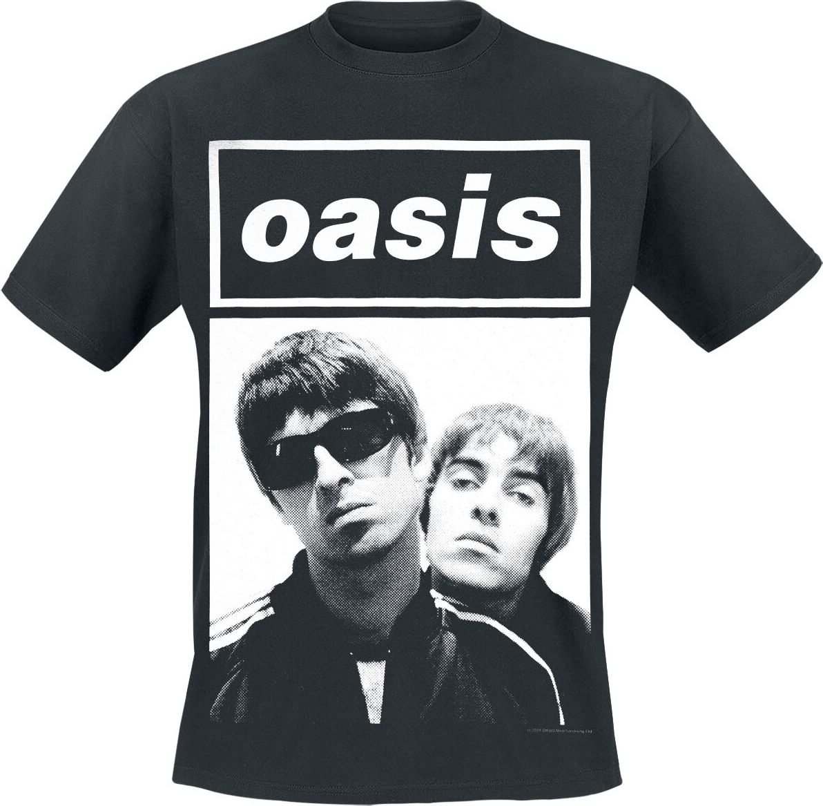Oasis Noel & Liam Boxed Photo Tričko černá - RockTime.cz