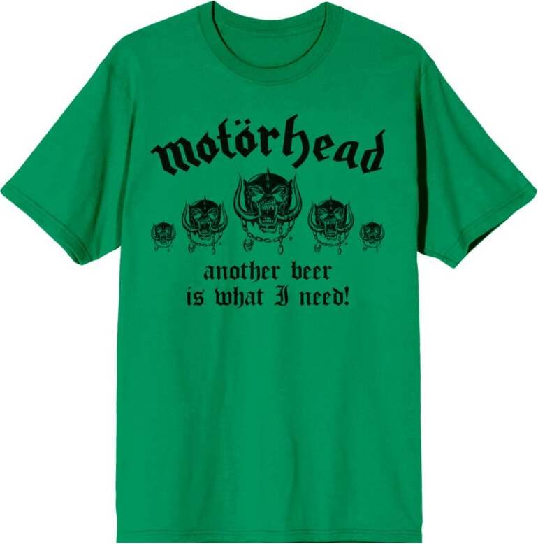 Motörhead 50th Another Beer Tričko zelená - RockTime.cz