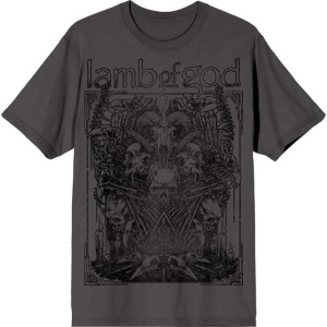 Lamb Of God Skull Altar Tričko charcoal - RockTime.cz