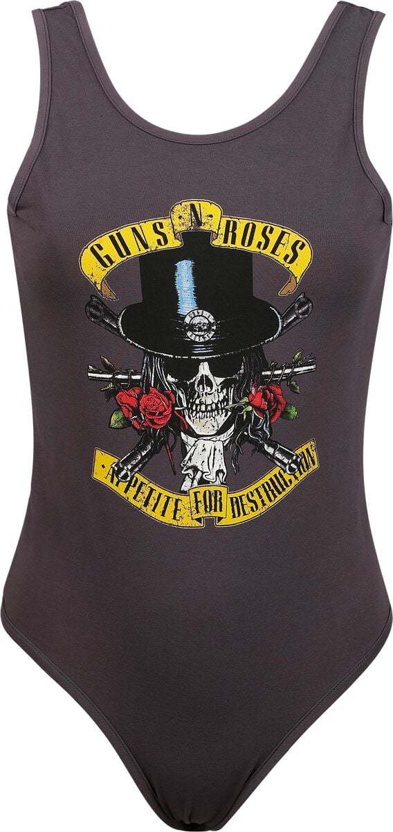 Guns N' Roses Amplified Collection - Tophat SKull body charcoal - RockTime.cz