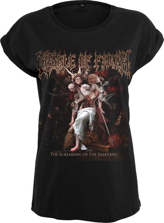 Cradle Of Filth The screaming of the valkyries Dámské tričko černá - RockTime.cz