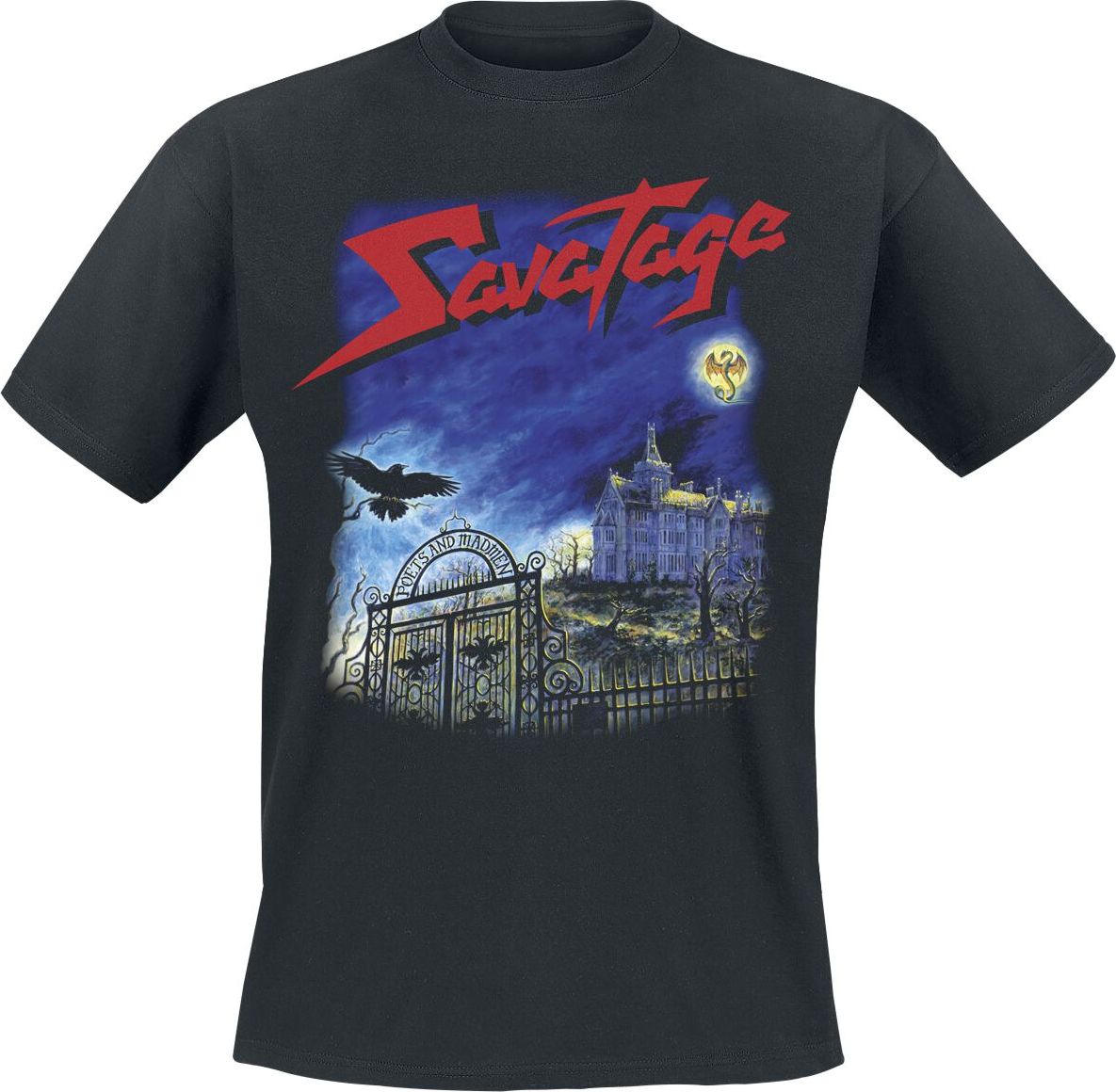 Savatage Poets And Madmen Tričko černá - RockTime.cz