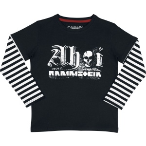 Rammstein Ahoi detské tricko - dlouhý rukáv cerná/bílá - RockTime.cz