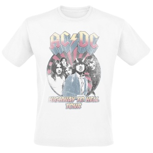 AC/DC Tričko bílá - RockTime.cz