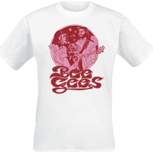 Bee Gees Groove Tričko bílá - RockTime.cz