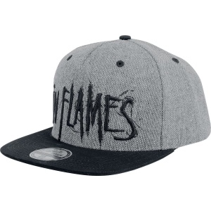 In Flames Logo kšiltovka cerná/šedá - RockTime.cz