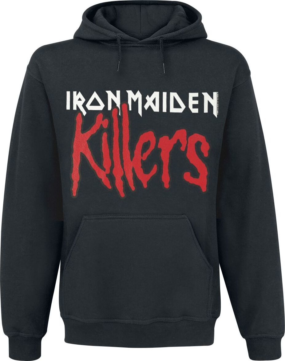 Iron Maiden Killers Logo Mikina s kapucí černá - RockTime.cz