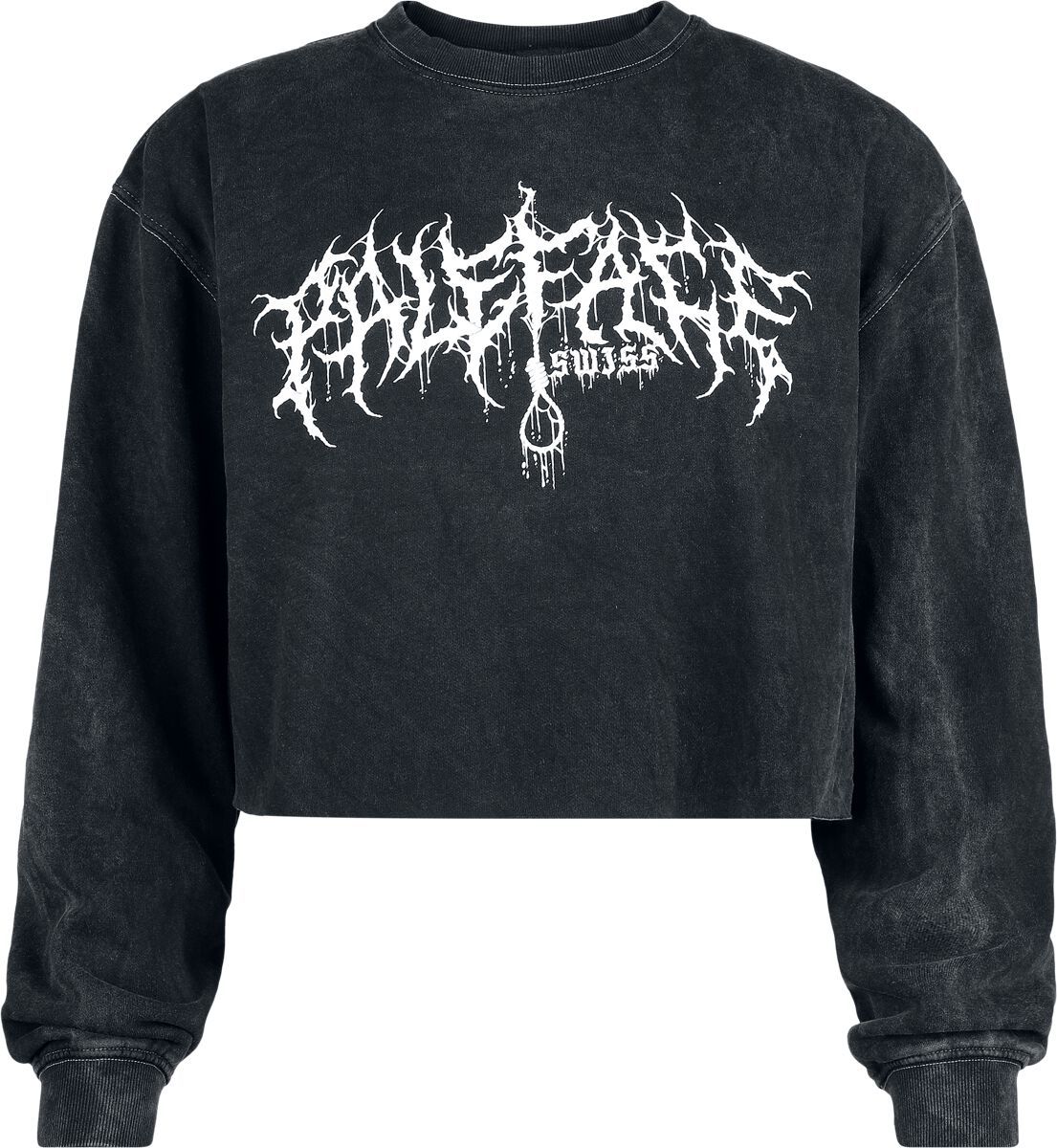 Paleface Swiss White Logo Dámská mikina tmavě šedá - RockTime.cz