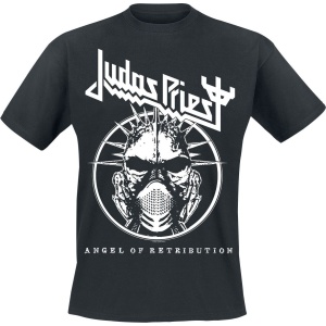 Judas Priest Angel Headshot Tričko černá - RockTime.cz