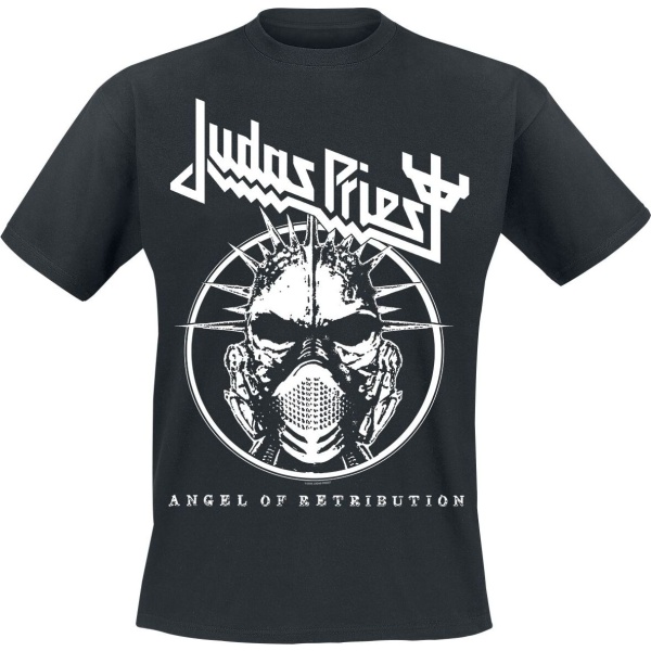 Judas Priest Angel Headshot Tričko černá - RockTime.cz