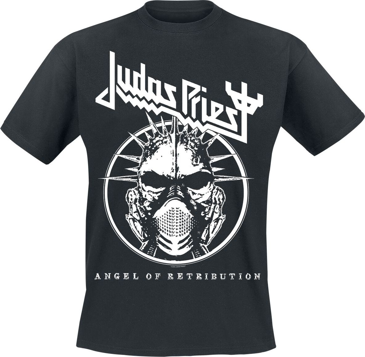 Judas Priest Angel Headshot Tričko černá - RockTime.cz