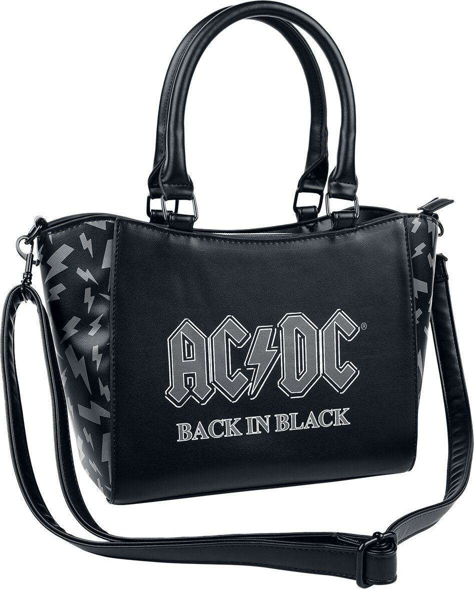 AC/DC Back in Black Kabelka cerná/šedá - RockTime.cz