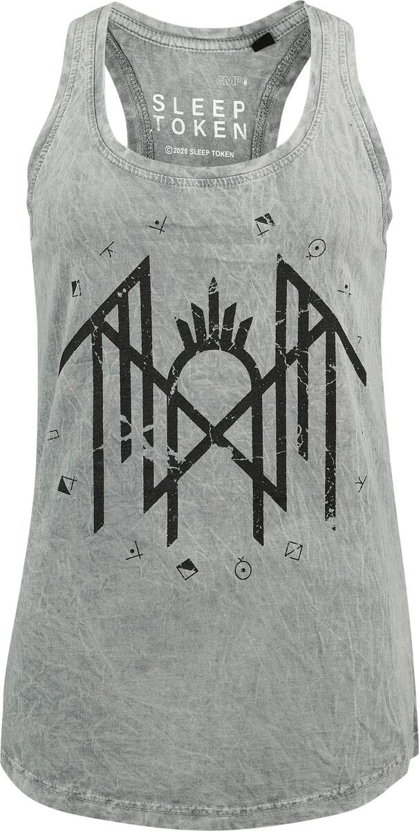 Sleep Token Circle Logo Dámský top šedá - RockTime.cz