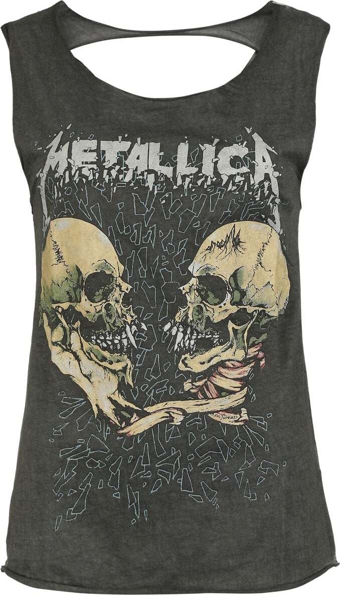 Metallica EMP Signature Collection Dámský top tmavě šedá - RockTime.cz
