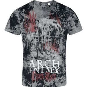 Arch Enemy Flames Tiger Tričko cerná/šedá - RockTime.cz