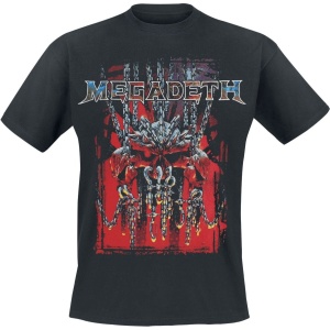 Megadeth Chaos Chains Vintage Tričko černá - RockTime.cz
