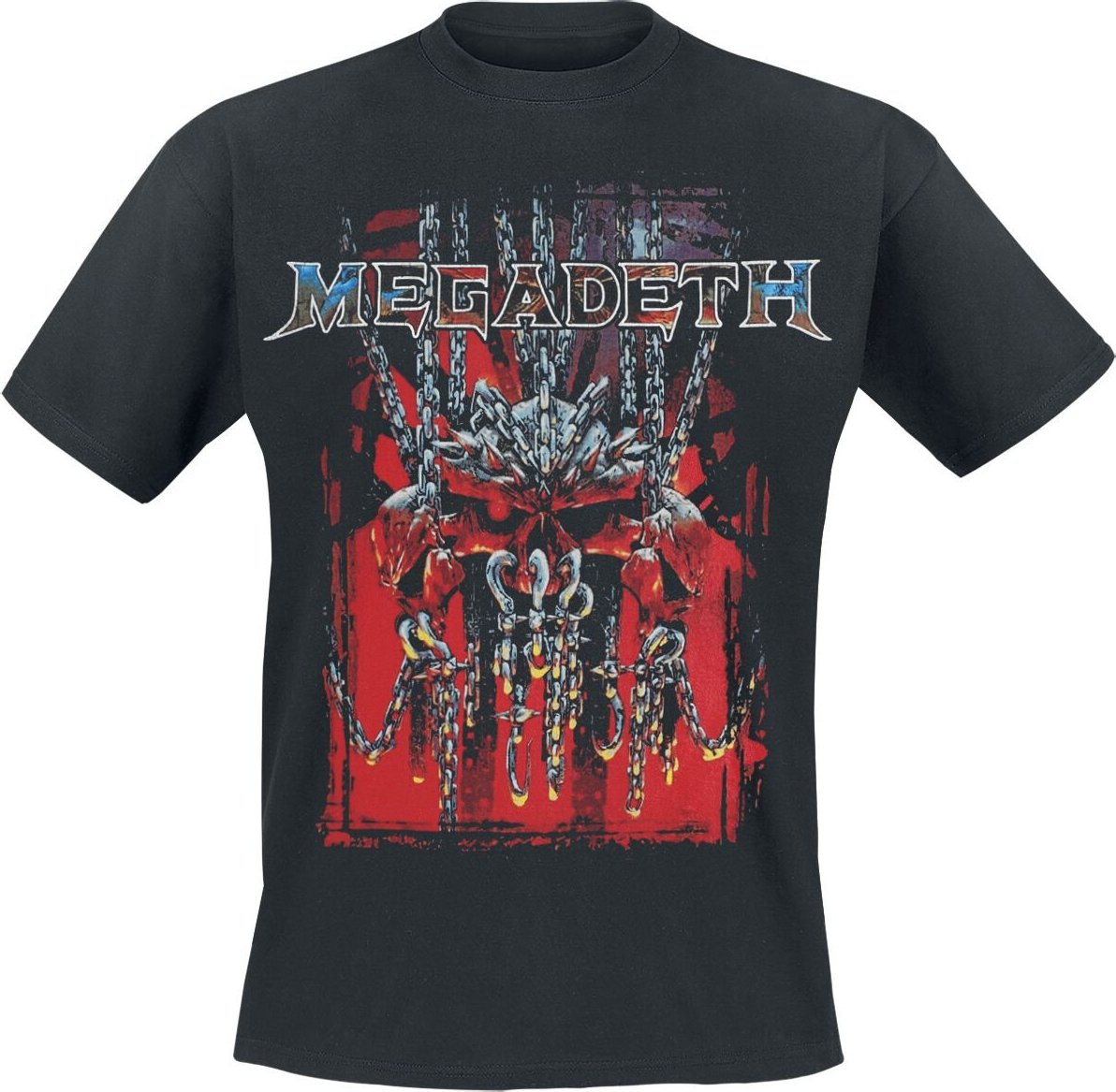 Megadeth Chaos Chains Vintage Tričko černá - RockTime.cz