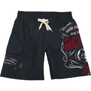 AC/DC EMP Signature Collection Pánské plavky černá - RockTime.cz