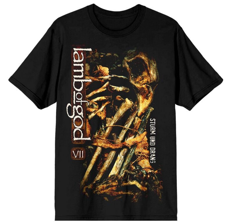 Lamb Of God Sturm Und Drang Bones Tričko černá - RockTime.cz